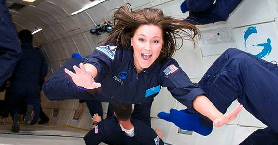 Give the gift of weightlessness | Photo courtesy of Zero Gravity Corporation