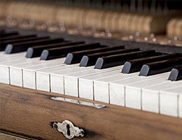 The not-350-year-old piano © gashgeron/Shutterstock.com