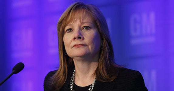 Mary Barra, General Motors © REBECCA COOK/Reuters/Corbis