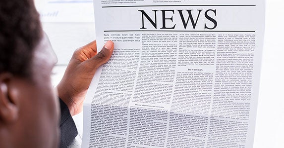 No. 2: Newspaper reporter © Andrey_Popov/Shutterstock.com