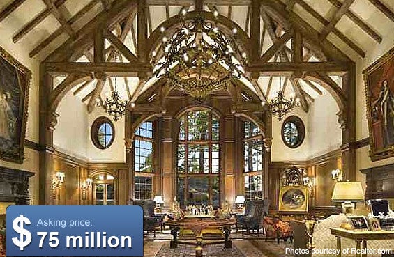 A cabin in the woods -- billionaire-style.
