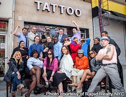 Wear that logo with pride © Photo courtesy of Rapid Realty NYC