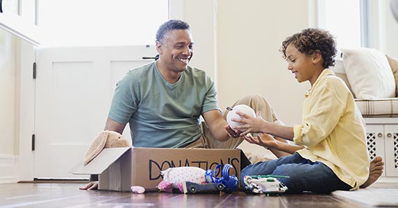 Clear away clutter Clear away clutter | Hero Images/Getty Images
