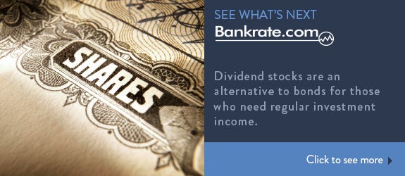 Dividend stocks are an alternative to bonds for those who need regular investment income.
