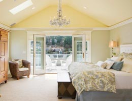 Upscale master suite addition