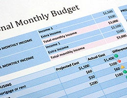 4. Track your monthly spending © Ryan R Fox/Shutterstock.com