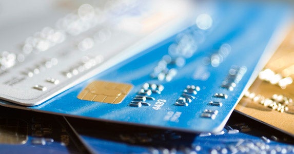 Lose the credit cards © iStock