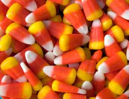 Halloween costumes, decorations and candy