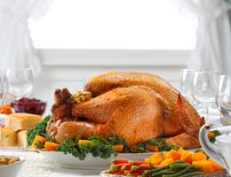The stars of the T-Day table: turkey and potatoes