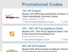 Stack up coupons and save