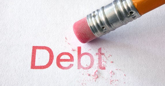 Forgiven debt Forgiven debt | iStock.com/yenwen