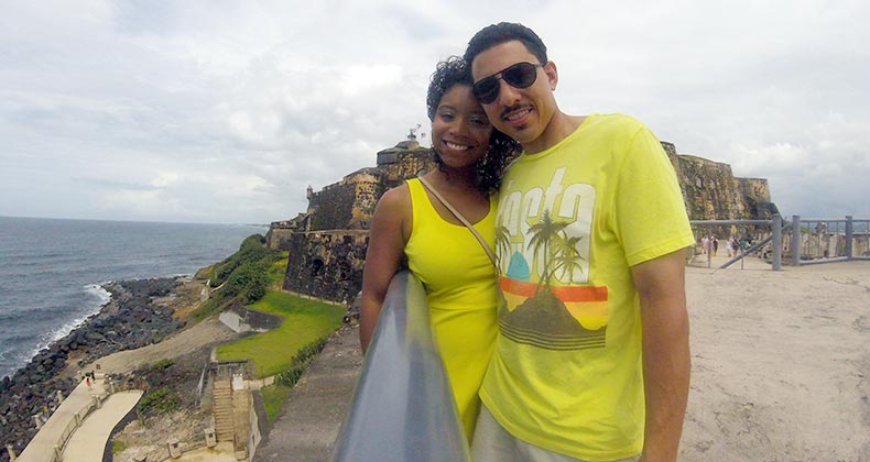 Money Makeover winner Torrie Maas and husband Jason on vacation | Courtesy of Torrie Maas