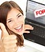 woman searching on craigslist