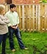 Young couple inspecting lawn © Elenathewise / Fotolia