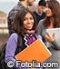 Young female hispanic student